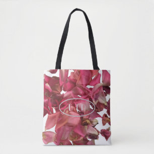 Roos Petal Pink Romantic Persoonlijke Canvas tas