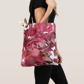 Roos Petal Pink Romantic Persoonlijke Canvas tas (Dichtbij)