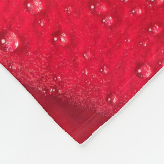 Roos Petals 1 Fleece Deken (Hoek)