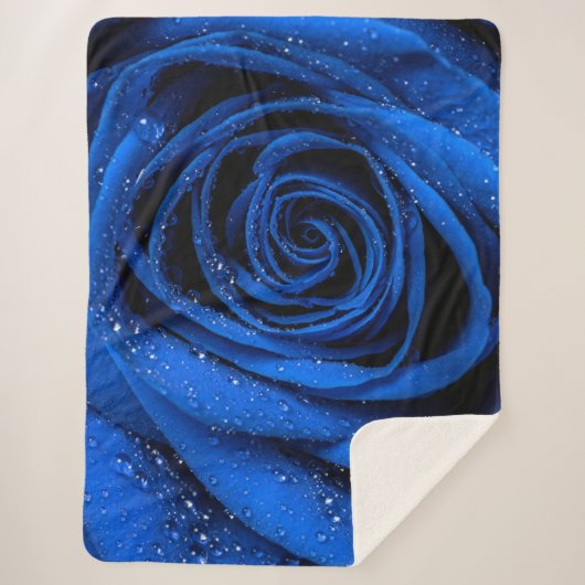 Roos Petals 3 Sherpa Deken (Voorkant)