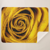 Roos Petals 4 Sherpa Deken (Voorkant (horizontaal))