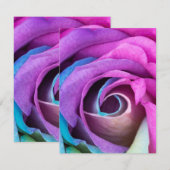 Roos Petals 6 Notitiekaartje (Voorkant / Achterkant)