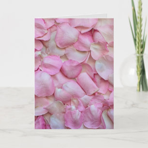 ROOS PETALS BIRTHDAY KAART
