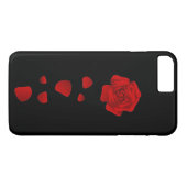 Roos Petals Case-Mate iPhone Case (Achterkant (Horizontaal))