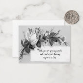 Roos Petals Hartelijk dank Notitiekaartje (Voorkant / Achterkant in situ)