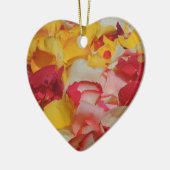 Roos Petals in Cuenca Keramisch Ornament (Links)