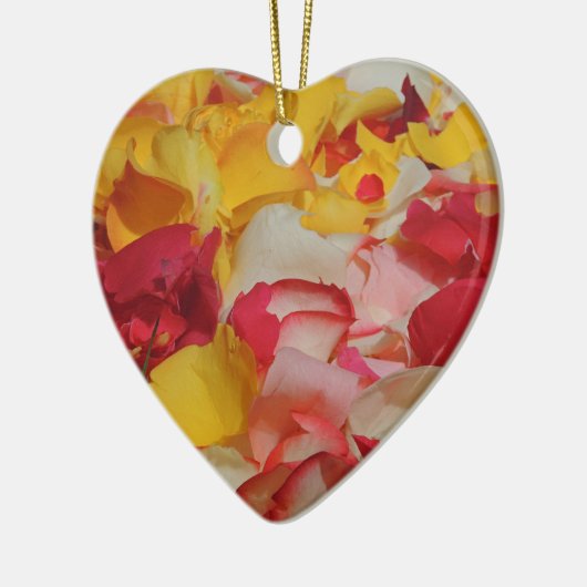 Roos Petals in Cuenca Keramisch Ornament (Links)