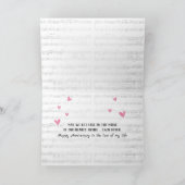 Roos Petals op het Jubileum Piano Keys Kaart (Binnen)