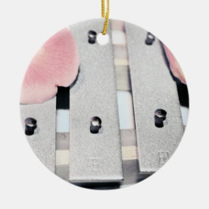 Roos Petals op metaal in de vette stijl Keramisch Ornament