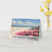 *~* Roos Petals Strand TV2 Sympathie Liefde Licht Kaart (Gele Bloem)