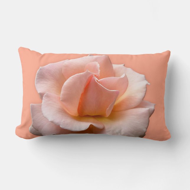 Roos Pillow - Personated Peach Wild Roos Pillow Kussen (Voorkant)