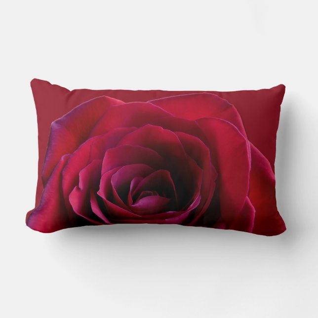 Roos Pillow - persoonlijke rode roze Kussens & dec (Voorkant)