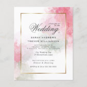 Roos Pink Alcohol Ink (Voorkant)