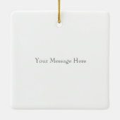 Roos Pink Grand Piano Charming Musical Keepomwille Keramisch Ornament (Achterkant)