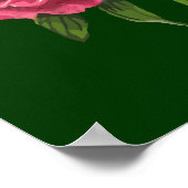 Roos Pink Peony Garden Flower Poster (Hoek)