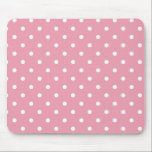 Roos Pink Polka Dot Mousepad Muismat<br><div class="desc">Een prachtige roze schaduw met slechts een hint van rooskleurige kleur die het aan donker maakt voor helderdere, lichtere namen. Sommige producten bevatten ook overeenkomende roos- en witte poka-punten. Ze zijn een leeg canvas dat klaar is voor jouw tekst of afbeelding.</div>