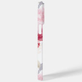 Roos Pioenrozen Aangepaste Monogram Case-Mate iPhone Case (Achterkant / Rechts)