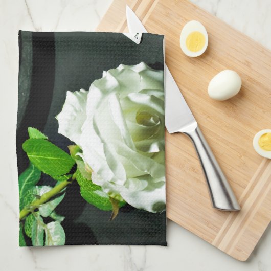 Roos pistool van pokergangster theedoek (Quarter Fold)