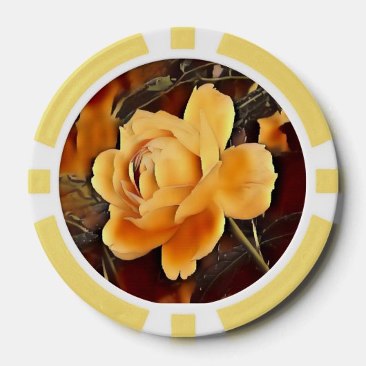 Roos Poker Chips (Voorkant)