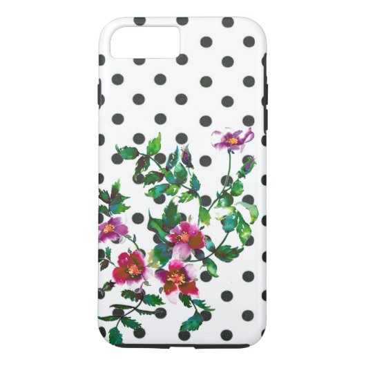  Roos - polka-stippen Case-Mate iPhone Case (Achterkant)