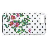  Roos - polka-stippen Case-Mate iPhone Case (Achterkant (Horizontaal))