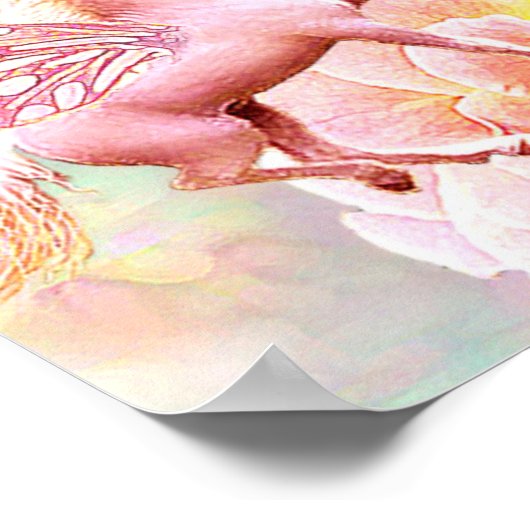 Roos Pony Fairy Poster (Hoek)