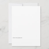 Roos Poster Kaart (Achterkant)