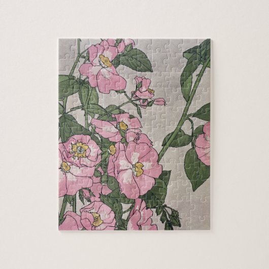 Roos Prairie (1915) van Hannah Borger Overbeck. Legpuzzel (Verticaal)