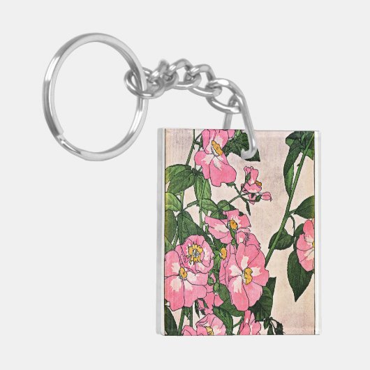 Roos Prairie Sleutelhanger (Voorkant Links)