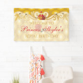  Roos, prinses Birthday Banner (Insitu)