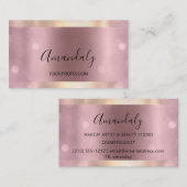 Roos Professional Makeup Artist Event Planner Vip Visitekaartje (Voorkant / Achterkant)