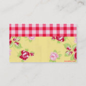 Roos-profielkaart Visitekaartje (Achterkant)