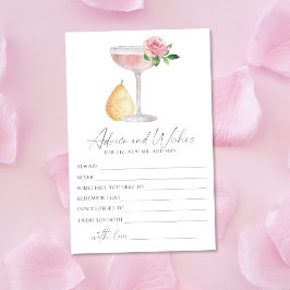 Roos Prosecco - advies en wensen bruidsdouche Briefpapier