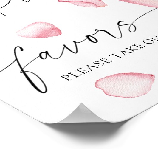 Roos prosecco - bruids gunsten neem er een poster (Hoek)