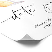 Roos prosecco - date night ideeën. Date jar bruid Poster (Hoek)