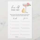 Roos Prosecco - Hoe oud waren ze bruidsspel (Voorkant)