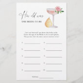 Roos Prosecco - Hoe oud was de bruid om te spelen (Voorkant)