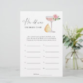 Roos Prosecco - Hoe oud was de bruid om te spelen (Staand voorkant)