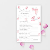 Roos Prosecco - Wie weet de bruid beste spel