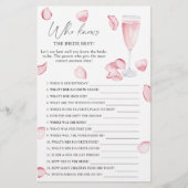 Roos Prosecco - Wie weet de bruid beste spel (Voorkant)