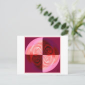 Roos Quarters Briefkaart (Staand voorkant)
