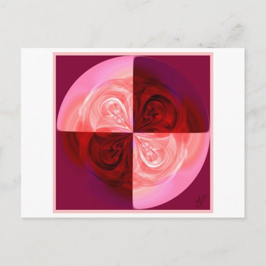 Roos Quarters Briefkaart (Voorkant)