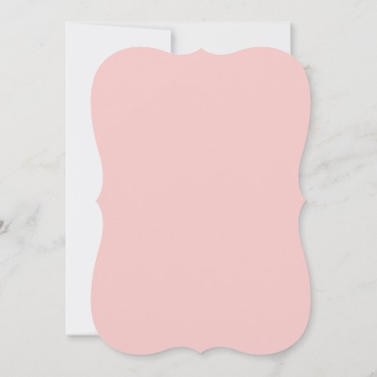 Roos Quartz & Blauw, Elegant Bloeit Bruiloft Kaart (Achterkant)