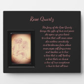 Roos Quartz Crystal Fairy Fotoplaat (Voorkant)