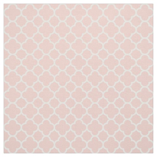 Roos Quartz Pink Coral 2016 Quatrefoil Pattern Stof (Swatch)