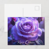 Roos Queen Briefkaart (Voorkant / Achterkant)