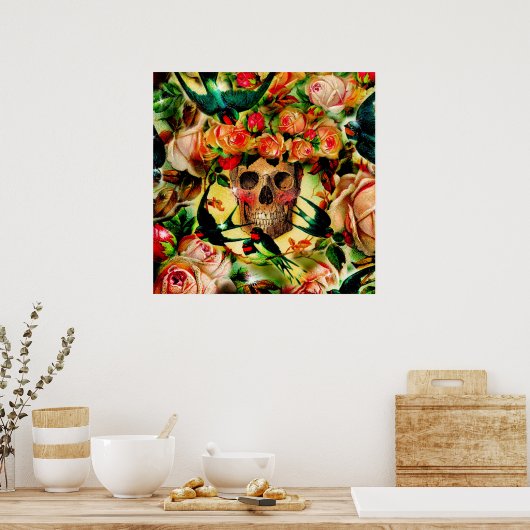 Roos Queen Poster (Keuken)