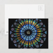 roos raam straatsburg kathedraal briefkaart (Voorkant / Achterkant)