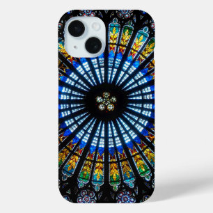 Roos raam straatsburg kathedraal iPhone 15 case