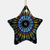 roos raam straatsburg kathedraal keramisch ornament (Rechts)